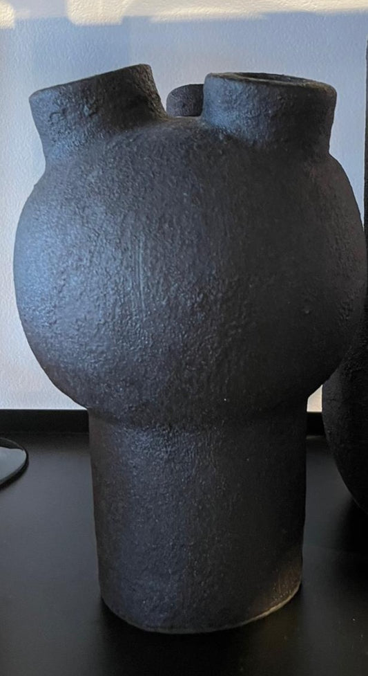Vase Ethnique Noir
